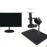 工业检测高清视频显微镜 单筒数码显微镜 实验室测量显微镜200倍